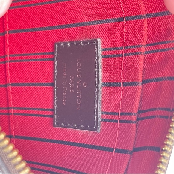 Louis Vuitton Neverfull Pm Damier Ebene with Pochette Authentic - Picture 11 of 12